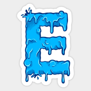 Letter E Sticker